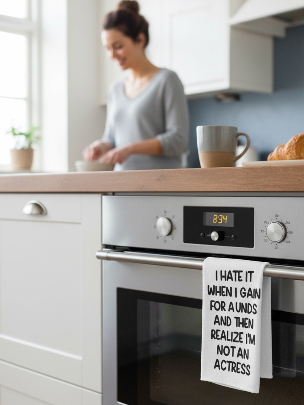 Funny Double Sided Kitchen Towel